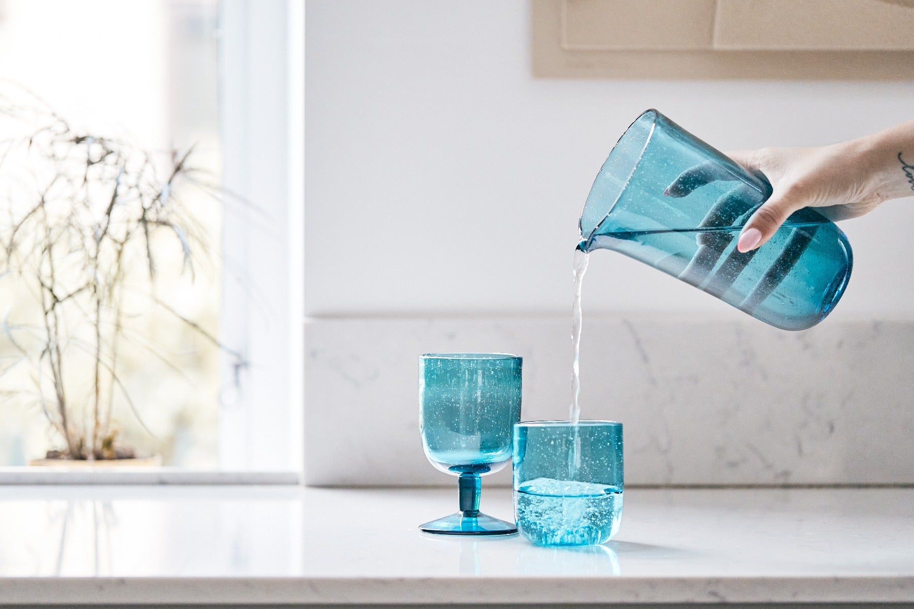 Bahne Interior vandkande - blå - Bahne